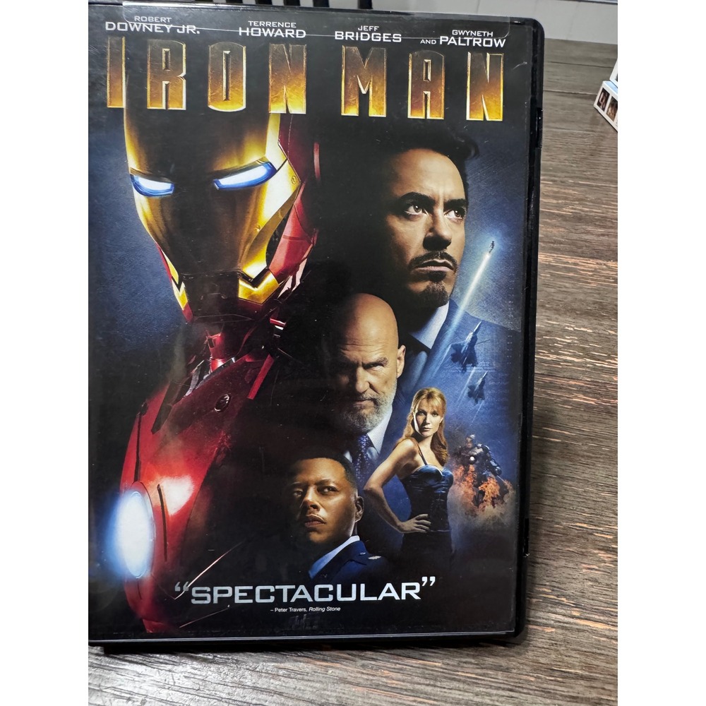 Iron Man DVD 2008 Marvel Studios Robert‎ Downey Jr Widescreen Action Movie